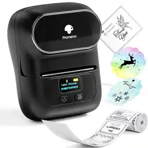 Phomemo M110 Label Makers - Impresora De Etiquetas De Código De Barras Bluetooth Impresora Térmica.