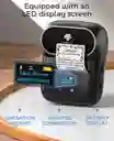 Phomemo M110 Label Makers - Impresora De Etiquetas De Código De Barras Bluetooth Impresora Térmica.