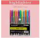 12x Esfero Resaltador Artistico Purpurina Ht6307-12
