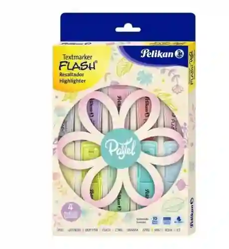Resaltadores Pastel Pétalos Pelikan Textmarker X 10 Uds