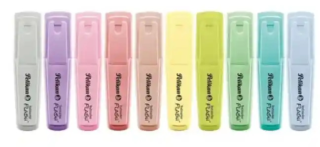 Resaltadores Pastel Pétalos Pelikan Textmarker X 10 Uds