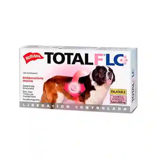 Total Flc - Holliday Para Perros Grandes Hasta 60 Kg, Palatable
