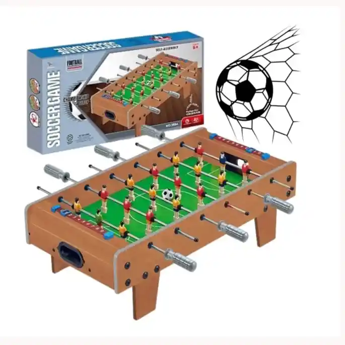Futbolín Madera Económico Con Patas
