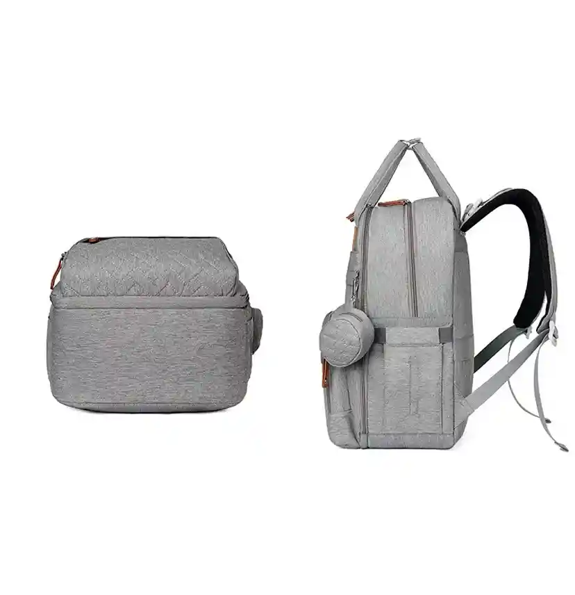 Pañalera Morral Bolso Con Ganchos Para Coche