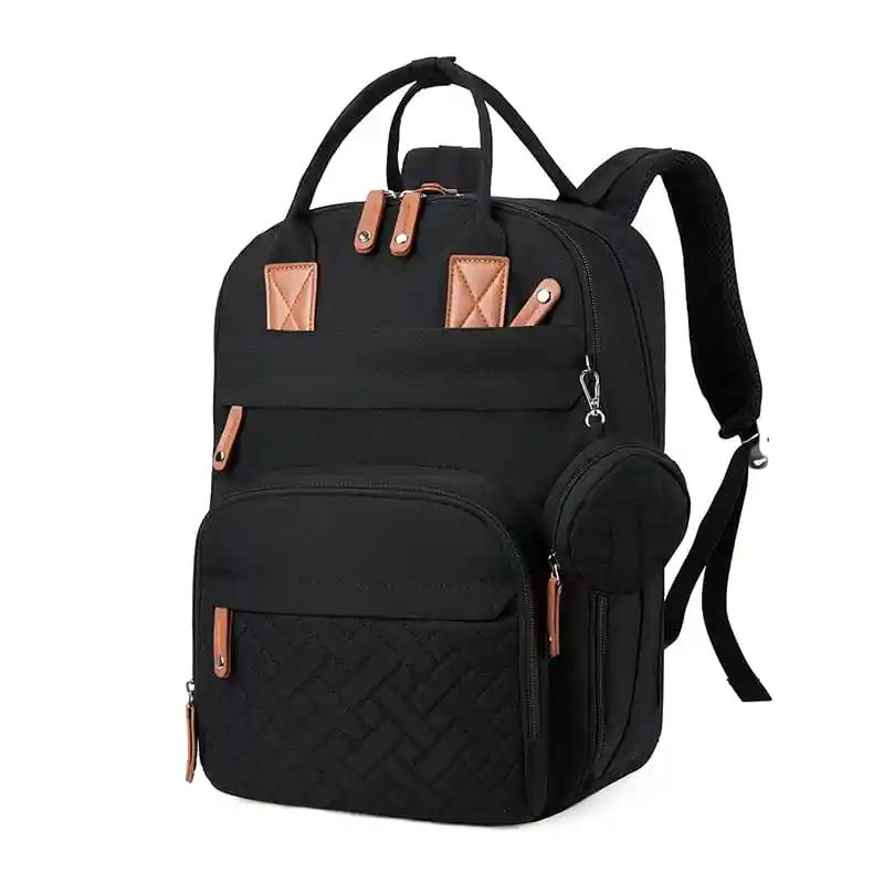 Pañalera Morral Bolso Con Ganchos Para Coche