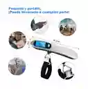 Balanza Digital De Viaje Para Valijas Equipaje Maleta 50kg Color Plateado