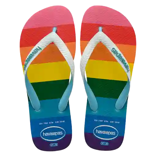 Sandalias Top Pride All Over Azul Talla 38 4145742 Havaianas