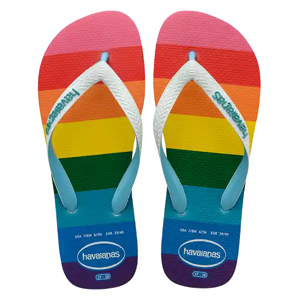 Sandalias Top Pride All Over Azul Talla 38 4145742 Havaianas