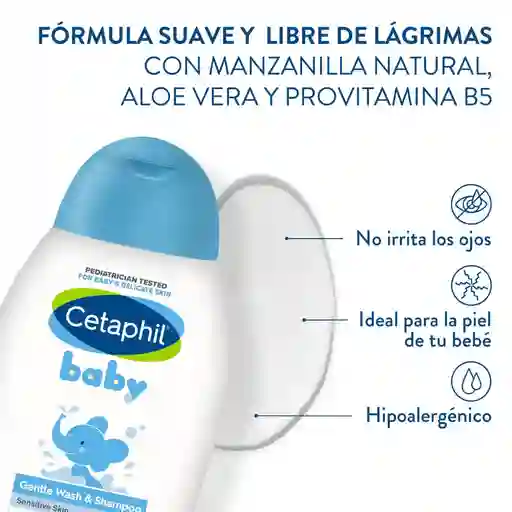 Baño Liquido Cetaphil Baby Piel Sensible