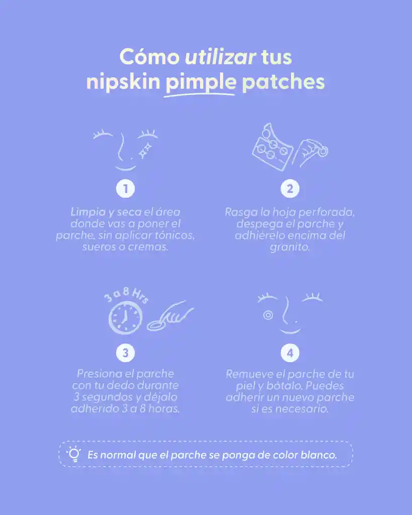 Parches Invisibles Para Acné X2 - Nipskin