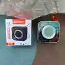 Parlante De Mano Con Luces Music X-19 Verde Menta / Bluetooth - Micro Sd - Usb - Auxiliar