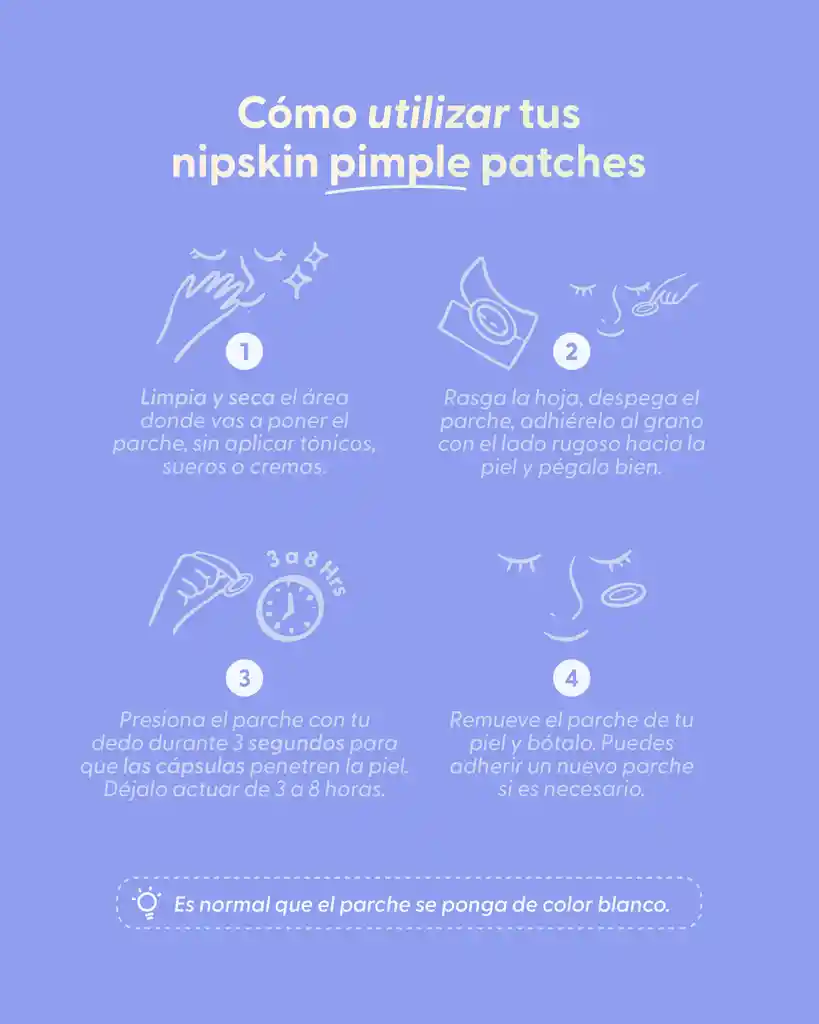 Parches Con Micro Cápsulas Para Granos X2- Nipskin