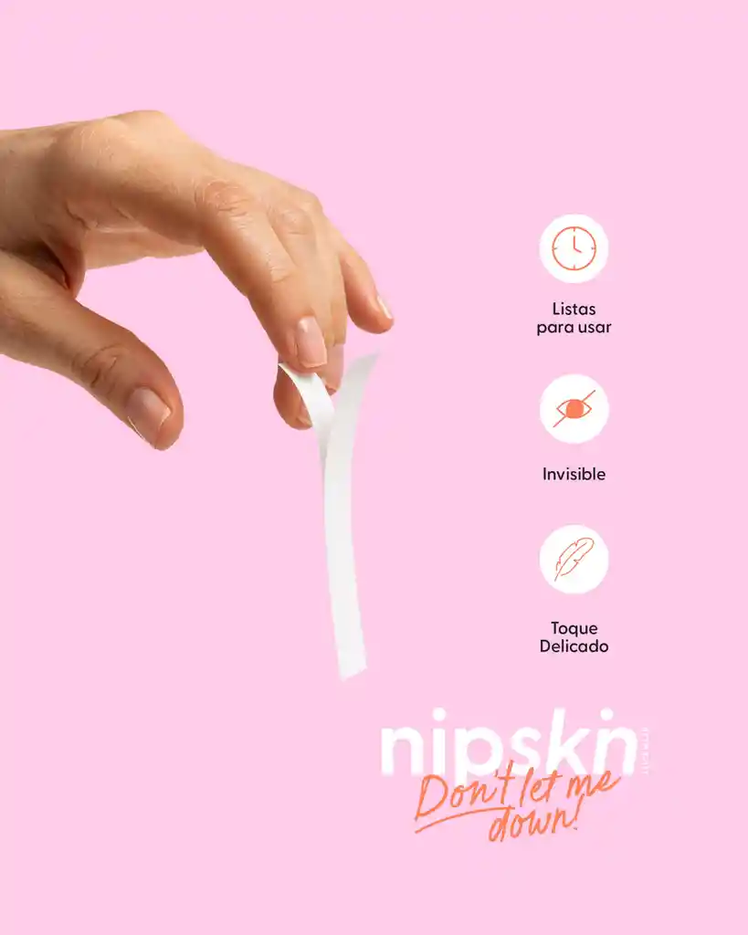 Cinta Doble Faz Para Ropa X2 Unidades - Nipskin