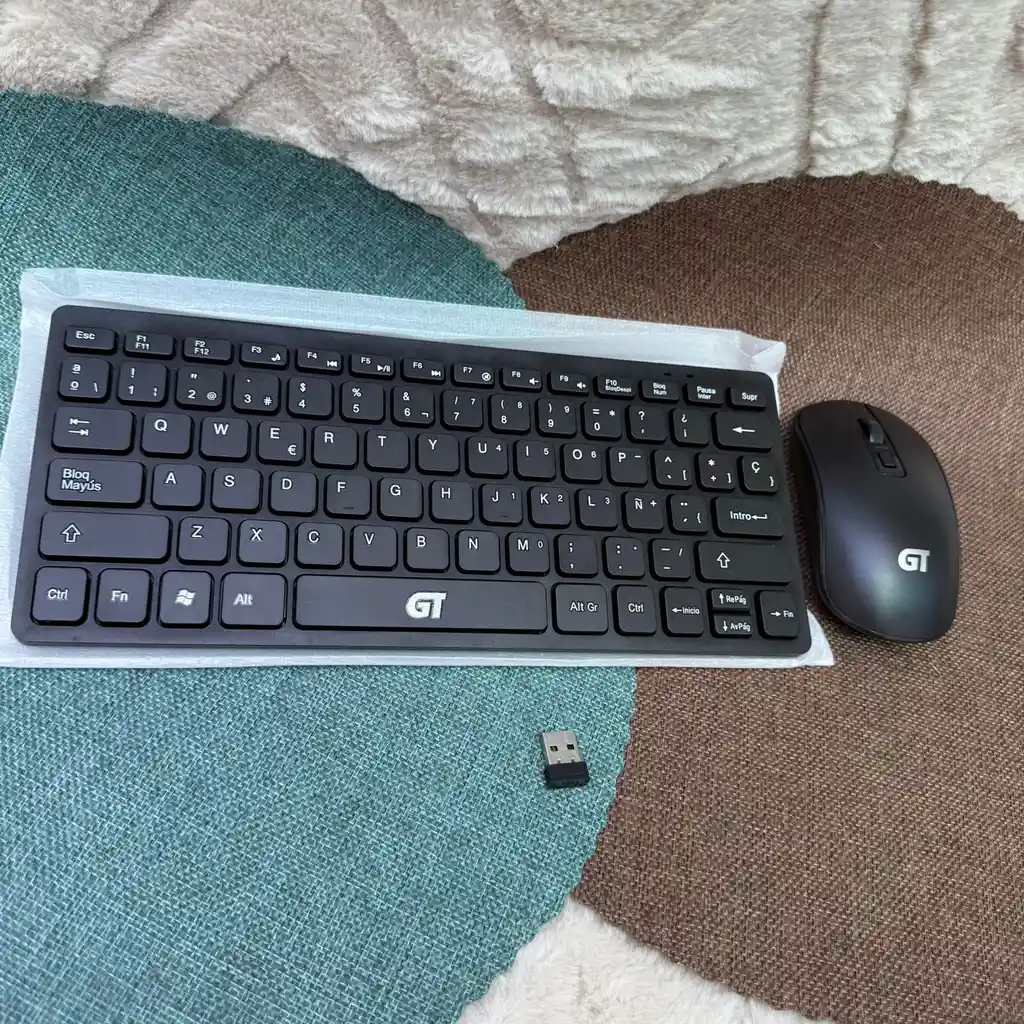 Combo Mini Teclado + Mouse Inalambrico / Gt Mk666 / Comodidad / Entretenimiento