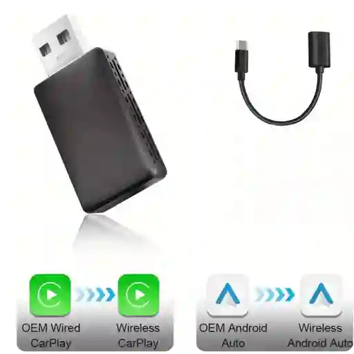 Adaptador Carplay Inalambrico Automovil