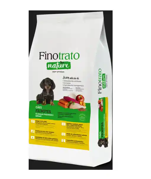 Finotrato Nature Filhotes Razas Medianas Y Pequeñas X 1kg