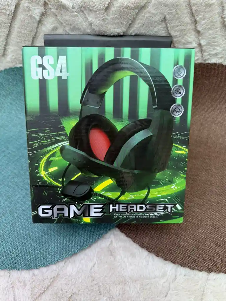 Diadema Gamer Verde Camuflado Entrada Auxiliar 3.5mm Con Microfono / Xbox / Play / Computador /