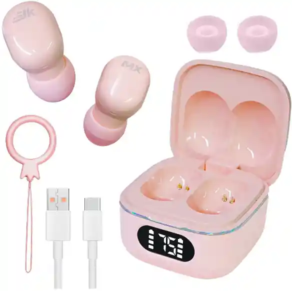 Audífonos Inalámbricos Bluetooth Jkmx Jk5 Rosado