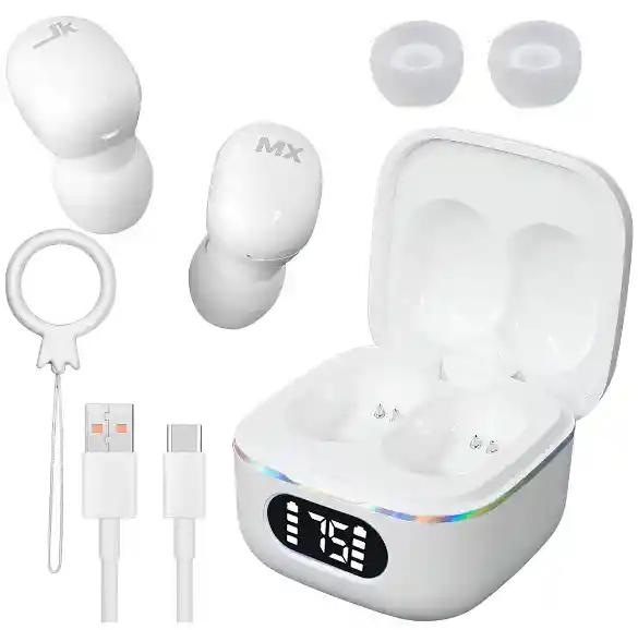 Audífonos Inalámbricos Bluetooth Jkmx Jk5 Blanco