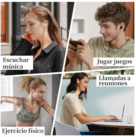 Audífonos Inalámbricos Bluetooth Jkmx Jk5 Blanco