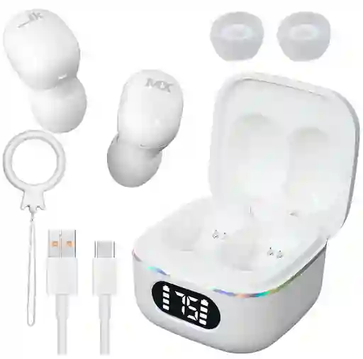 Audífonos Inalámbricos Bluetooth Jkmx Jk5 Blanco