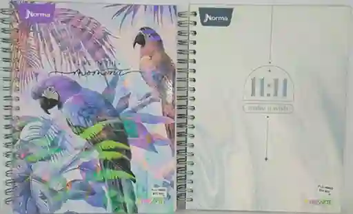Cuaderno Argollado Pasta Dura Grande 7 Materias Cuadriculado X-presarte Femenino