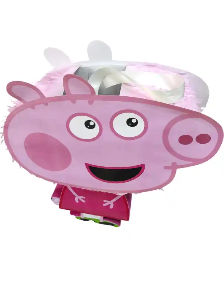 Kit Fiesta Platos Vasos Piñata Globos Peppa Pig Decoracion Cumpleaños