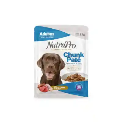 Nutrapro Chunk Paté Adulto Pollo 85g