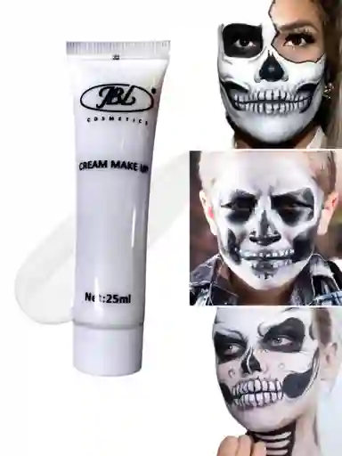 Pintura Crema Maquillaje Facial O Corporal Cream Make Up Disfraz Halloween