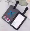 Etiqueta Para Equipaje Negro Maleta De Viaje Con Datos Personales World Traveler