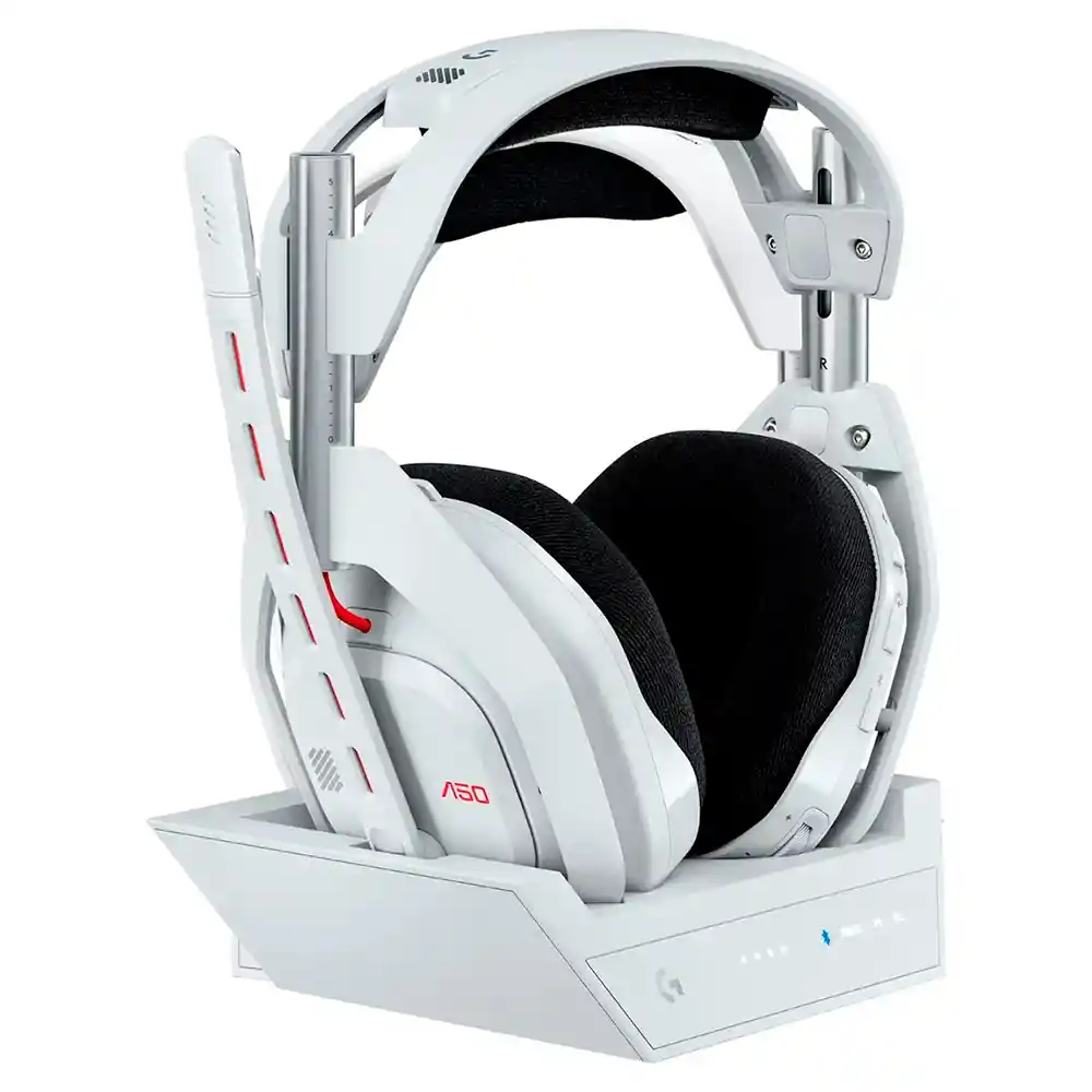 Diadema Gamer Inalámbrica Astro A50 Gen 5 Xbox + Ps5 + Pc / Mac (blanco)