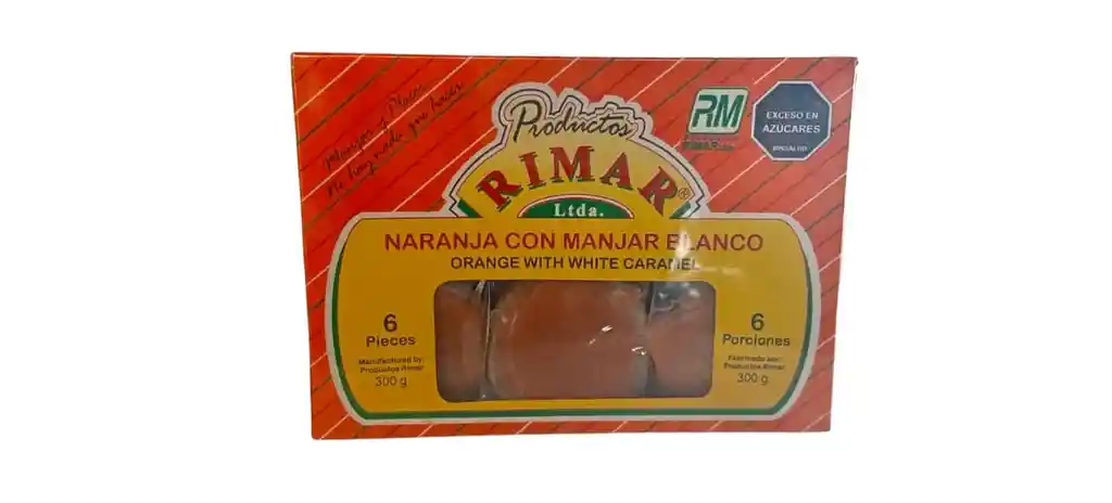 Naranja Con Manjar Blanco
