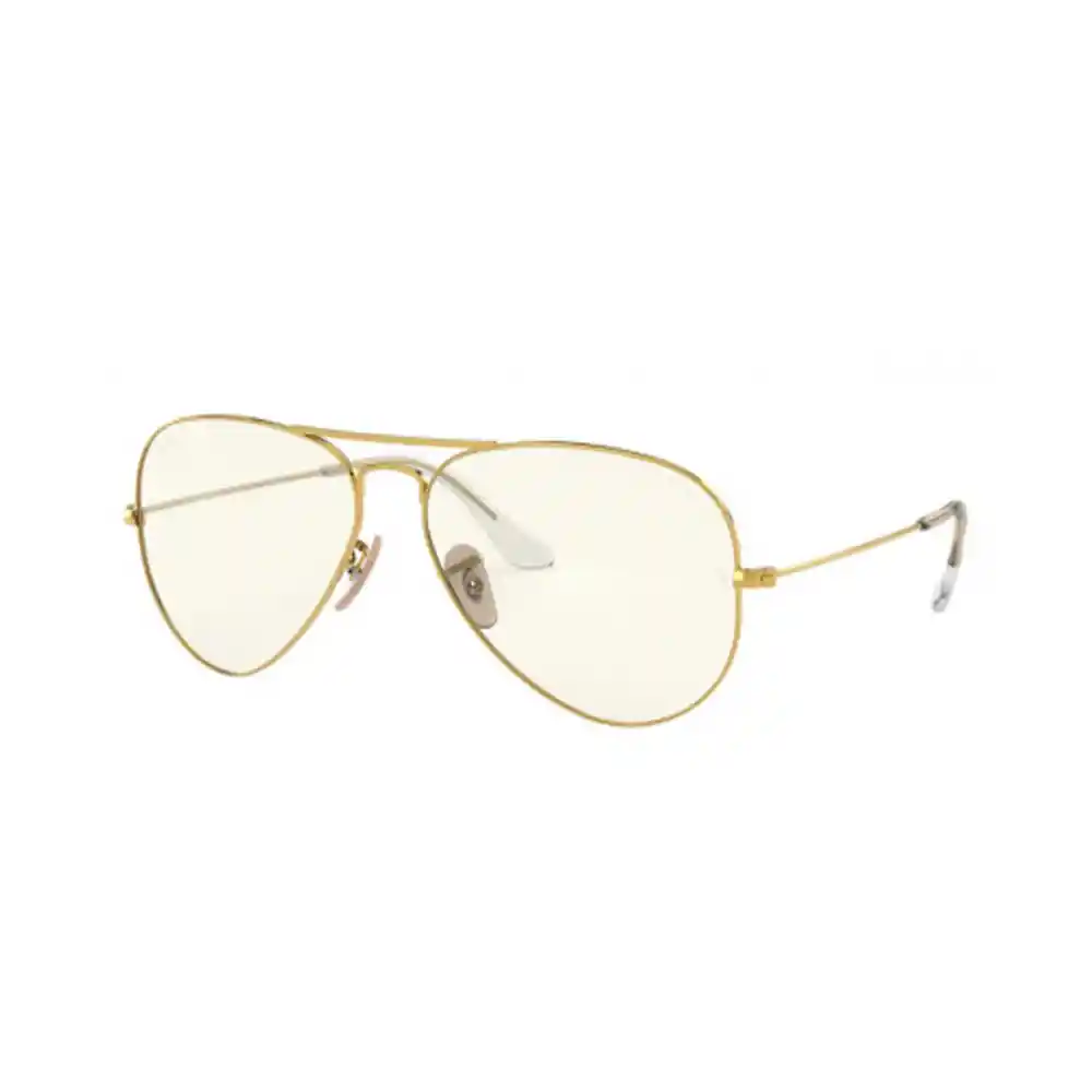 Montura De Gafas De Medida Ray Ban Clear Evolve Rb3025 001/5f Color Dorado Talla 58mm