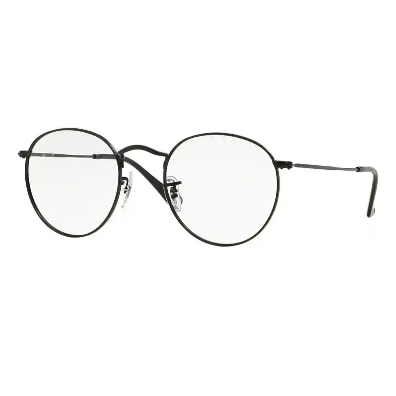 Montura De Gafas De Medida Ray Ban Round Metal Rb3447v2503 Color Negro Talla 47mm