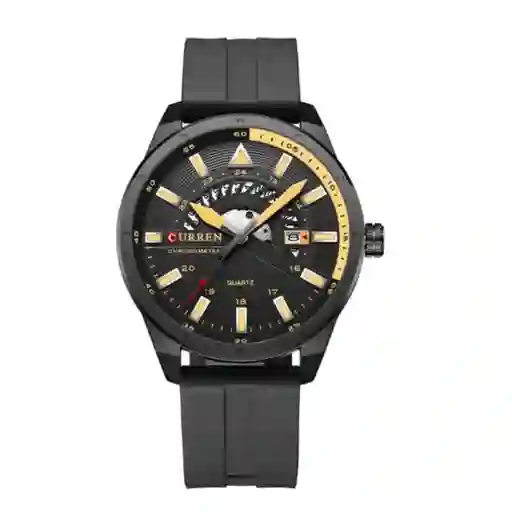 Reloj Análogo Curren Original Krec7503- 8365 Acero Inoxidable Color Azul Para Hombre