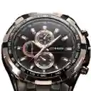 Reloj Análogo Curren Original Kred8303 Para Hombre Acero Color Plateado
