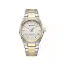 Reloj Analágo Curren Original Krec971901 - 8351 Acero Color Plateado Y Negro Para Hombre