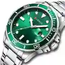Reloj Análogo Curren Original 8274 Kreb491901 Acero Color Plateado Y Negro Para Hombre