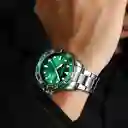 Reloj Análogo Curren Original 8274 Kreb491901 Acero Color Plateado Y Negro Para Hombre
