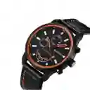 Reloj Análogo Nautica Original Depotivo Nappbs301 Color Azul Correa De Silicona Para Hombre