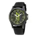 Reloj Análogo Curren Original Kred8305 Acero Inoxidable Color Dorado Y Verde Para Hombre