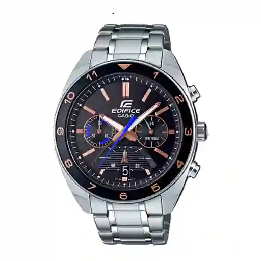 Reloj Análogo Curren Original Kred8002 - 8438 Silicona Color Naranja Y Negro Para Hombre