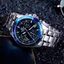 Reloj Análogo Curren Original Kre02192001 Hombre Acero Color Plateado-oro Rosa