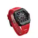 Reloj Análogo Curren Original Krec7803 Para Hombre Acero Color Azul Y Dorado