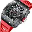 Reloj Análogo Curren Original Krec7803 Para Hombre Acero Color Azul Y Dorado