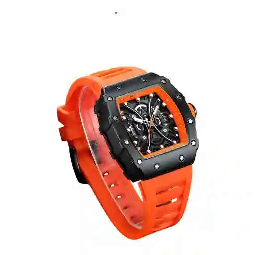 Reloj Análogo Curren Original Kreb562001para Hombre Acero Color Negro-oro Rosa
