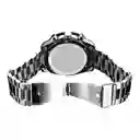 Reloj Análogo Invicta 34097 Original Color Negro Correa De Silicona Para Hombre