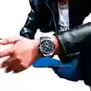 Reloj Análogo Invicta 34097 Original Color Negro Correa De Silicona Para Hombre