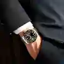 Reloj Análogo Curren Original Kreb560120 Para Hombre Acero Color Negro