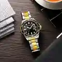 Reloj Análogo Curren Original Kreb560120 Para Hombre Acero Color Negro